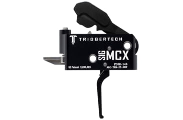Image of Triggertech Adaptable Trigger, SIG Sauer MCX, 2.5-5 lb Pull, Flat, Anodized, Black, ARC-TBB-25-NNF