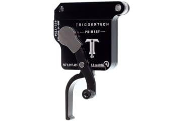 Image of Triggertech Primary Bottom Safety Trigger, Remington 700, 1.5-4 lb Pull, Ambidextrous, Flat, Anodized, Black, R70-SBB-14-BNF