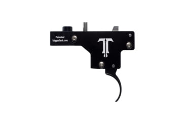 Image of Triggertech Weatherby Mark V Primary Curved Trigger, 1.5 - 4 lb, Black, WM5-SBB-14-NBW