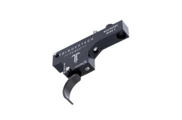 Image of Triggertech Weatherby Mark V Primary Curved Trigger, 1.5 - 4 lb, Black, WM5-SBB-14-NBW