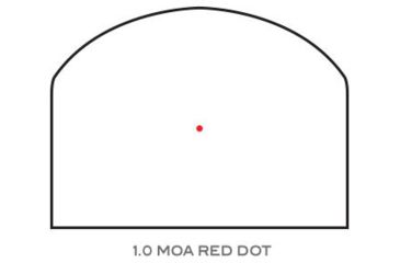 Image of Trijicon RMR Type 2 Reflex Sight, 1 MOA Red Dot, RM33 Mount, Black, RM09-C-700746