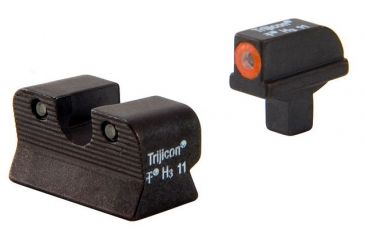 Image of Trijicon 1911 Colt Cut HD Night Sight Set - Orange Front Outline CA101O