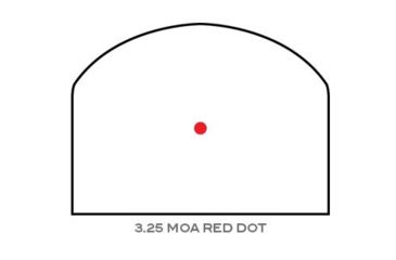 Image of Trijicon RM01 RMR Type 2 LED Red Dot Sight, 3.25 MOA Red Dot, No Mount, Hard Anodized, Black, RM01-C-700600
