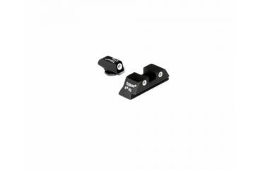 Image of Trijicon Bright &amp; Tough 3 Dot High Night Sight Set - Green Front - For Glocks
