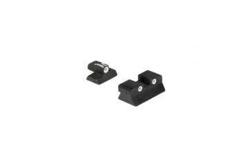 Image of Trijicon Bright &amp; Tough 3 Dot night Sight Set - Green Front and Orange Rear, Browning Hi-Power, 600134