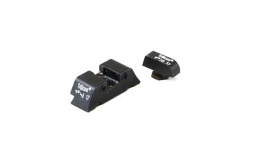 Image of Trijicon Bright &amp; Tough 3 Dot Night Sight Set, Green Front &amp; Rear - For Glock 17/17L/19/22/23/24/26/27/33/34/35/38/39 - GL01