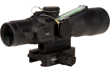Image of Trijicon 3x30 mm Dual Illuminated Q-LOC Compact ACOG Scope, 3x30 mm, 7.62x39/123gr. Green, Horseshoe Dot Reticle, Matte Black, 400370