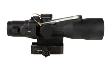 Image of Trijicon 3x30 mm Dual Illuminated Q-LOC Compact ACOG Scope, 3x30 mm, 7.62x39/123gr. Green, Horseshoe Dot Reticle, Matte Black, 400370