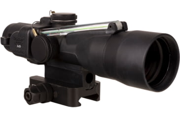 Image of Trijicon 3x30 mm Dual Illuminated Q-LOC Compact ACOG Scope, 3x30 mm, 7.62x39/123gr. Green, Horseshoe Dot Reticle, Matte Black, 400370