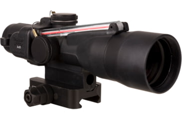 Image of Trijicon 3x30 mm Dual Illuminated Q-LOC Compact ACOG Scope, 3x30 mm, 300BLK 115/220gr. Red, Crosshair Reticle, Matte Black, 400383