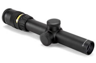 Image of Trijicon AccuPoint TR-24 1-4x24mm Rifle Scope, 30 mm Tube, Second Focal Plane, Black, Red BAC Triangle Post Reticle, MOA Adjustment, 200061