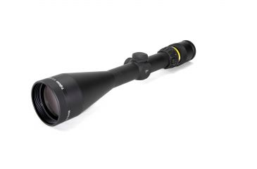 Image of Trijicon AccuPoint TR-22 2.5-10x56mm Rifle Scope, 30 mm Tube, Second Focal Plane, Black, Amber BAC Triangle Post Reticle, MOA Adjustment, 200022