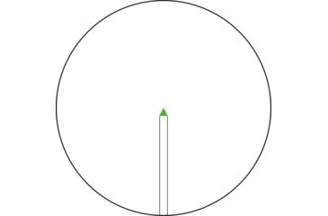Image of Trijicon AccuPoint TR-33 5-20x50mm Rifle Scope, 30 mm Tube, Second Focal Plane, Satin, Black, Green BAC Triangle Post Reticle, MOA Adjustment, 200154