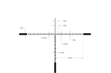 Image of Trijicon AccuPoint TR-33 5-20x50mm Rifle Scope, 30 mm Tube, Second Focal Plane, Satin, Black, Green MOA Ranging Reticle w/ Dot, MOA Adjustment, 200151