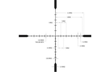 Image of Trijicon AccuPoint TR-33 5-20x50mm Rifle Scope, 30 mm Tube, Second Focal Plane, Satin, Black, Green MRAD Ranging Reticle w/ Dot, Mil Rad Adjustment, 200149