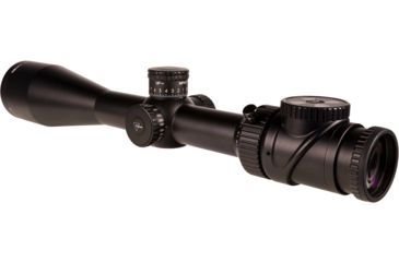 Image of Trijicon AccuPoint TR-33 5-20x50mm Rifle Scope, 30 mm Tube, Second Focal Plane, Satin, Black, Green BAC Triangle Post Reticle, MOA Adjustment, 200154
