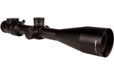 Image of Trijicon AccuPoint TR-33 5-20x50mm Rifle Scope, 30 mm Tube, Second Focal Plane, Satin, Black, Green BAC Triangle Post Reticle, MOA Adjustment, 200154