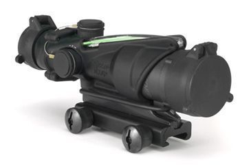 Image of Trijicon ACOG 4x32 Illuminated Rifle Scope - Green Chevron Reticle, for M150, Black w/ TA51 Mount