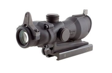 Image of Trijicon ACOG 4x32 Scope, Center Illuminated Amber Crosshair .308 Ballistic Reticle, TA51 Mount, Backup Iron Sights and Dust Cover TA01NSN-308
