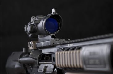 Image of Trijicon ACOG 4x32 Red Dot Scope w/ Center Illuminated Amber Crosshair, .308 Ballistic Reticle, TA51 Mount, Backup Iron Sights &amp; Dust Cover TA01NSN-308