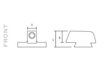 Image of Trijicon Night Sight Suppressor Set w/White Front/White Rear and Green Lamps for Smith and Wesson MP C.O.R.E, 601011