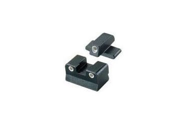 Image of Trijicon Bright &amp; Tough 3 Dot Green Front &amp; Yellow Rear Night Sight Set - Beretta 90-2 BE12Y