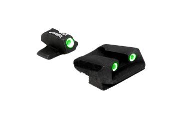Image of Trijicon Bright Tough 3 Dot Green Front Green Rear Night Sight Set For Sig Sauer P238 Sg07