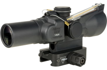 Image of Trijicon Compact Dual Illuminated ACOG Scope, 1.5x24 mm, Amber, 8 MOA Triangle Reticle, Matte Black, 400334