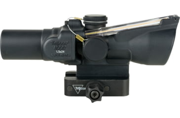 Image of Trijicon Compact Dual Illuminated ACOG Scope, 1.5x24 mm, Amber, 8 MOA Triangle Reticle, Matte Black, 400334