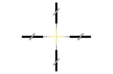 Image of Trijicon Compact Dual Illuminated ACOG Scope, 1.5x24 mm, Amber, Crosshair Reticle, Matte Black, 400335