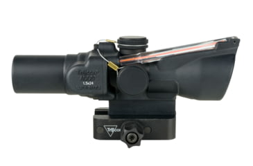 Image of Trijicon Compact Dual Illuminated ACOG Scope, 1.5x24 mm, Red, 8 MOA Triangle Reticle, Matte Black, 400336