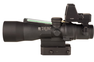 Image of Trijicon Compact Dual Illuminated Q-LOC ACOG/RMR Scope, 3x30 mm, Green, Horseshoe Dot Reticle, Matte Black, 400394