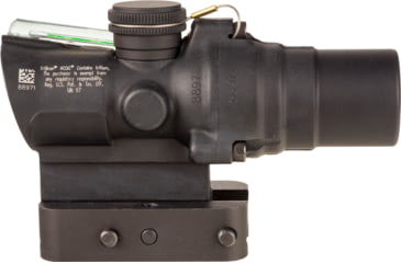 Image of Trijicon Compact Dual Illuminated Q-LOC ACOG Scope, 1.5x16S, Green, 2 MOA Circle Dot Reticle, Matte Black, 400329