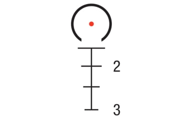 Image of Trijicon Compact Dual Illuminated Q-LOC ACOG Scope, 1.5x16S, Red, 9mm Rapid Target RTR Reticle, Matte Black, 400389