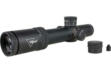 Image of Trijicon Credo 1-10x28mm First Focal Plane 34mm Tube Riflescope w/Red/Green MRAD Segmented Circle Enhanced, Matte Finish, Exposed Elevation Adjuster w/Return to Zero Feature, Black, 2900050