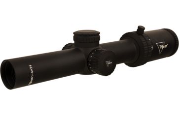 Image of Trijicon Credo CR424 1-4x24mm Rifle Scope, 30 mm Tube, Second Focal Plane, Black, Green MRAD Ranging Reticle, Mil Rad Adjustment, 2900012