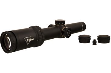 Image of Trijicon Credo CR424 1-4x24mm Rifle Scope, 30 mm Tube, Second Focal Plane, Black, Green MRAD Ranging Reticle, Mil Rad Adjustment, 2900012