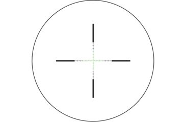 Image of Trijicon Credo CR424 1-4x24mm Rifle Scope, 30 mm Tube, Second Focal Plane, Black, Green MRAD Ranging Reticle, Mil Rad Adjustment, 2900012
