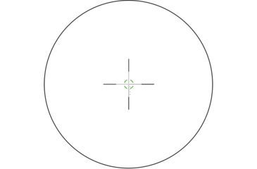 Image of Trijicon Credo CR828 1-8x28mm Rifle Scope, 34 mm Tube, First Focal Plane, Black, Green/Red MRAD Segmented Circle Reticle, Mil Rad Adjustment, 2900032