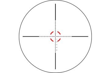 Image of Trijicon Credo CR828 1-8x28mm Rifle Scope, 34 mm Tube, First Focal Plane, Black, Green/Red MRAD Segmented Circle Reticle, Mil Rad Adjustment, 2900032