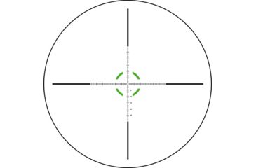 Image of Trijicon Credo CR828 1-8x28mm Rifle Scope, 34 mm Tube, First Focal Plane, Black, Green/Red MRAD Segmented Circle Reticle, Mil Rad Adjustment, 2900032
