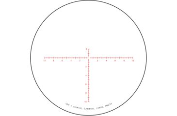 Image of Trijicon Credo CR1556 Rifle Scope, 2.5-15x 56 mm Objective, 30 mm Tube, Second Focal Plane Illuminated Red MRAD Center Dot Reticle, Matte, Black, 2900036