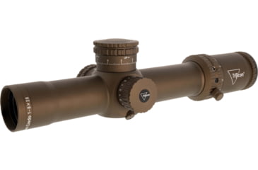 Image of Trijicon Credo CR828 1-8x28mm 34mm Tube Rifle Scope, First Focal Plane, Red/Green MRAD Segmented Circle Reticle, Coyote Brown Anodized, CR828-C-2900056