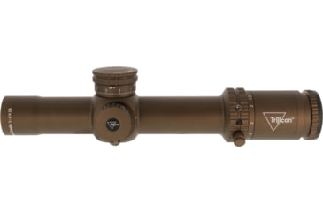 Image of Trijicon Credo CR828 1-8x28mm 34mm Tube Rifle Scope, First Focal Plane, Red/Green MRAD Segmented Circle Reticle, Coyote Brown Anodized, CR828-C-2900056