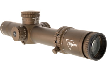 Image of Trijicon Credo CR828 1-8x28mm 34mm Tube Rifle Scope, First Focal Plane, Red/Green MRAD Segmented Circle Reticle, Coyote Brown Anodized, CR828-C-2900056