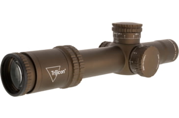 Image of Trijicon Credo CR828 1-8x28mm 34mm Tube Rifle Scope, First Focal Plane, Red/Green MRAD Segmented Circle Reticle, Coyote Brown Anodized, CR828-C-2900056