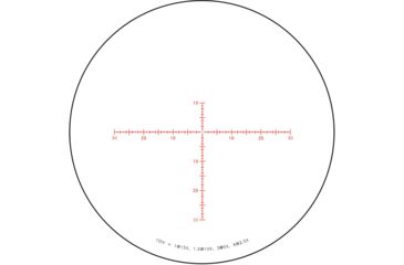 Image of Trijicon Credo HX CRHX1556 2.5-15x56mm Rifle Scope, 30 mm Tube, Second Focal Plane, Black, Red MOA Center Dot Reticle, MOA Adjustment, 2900035