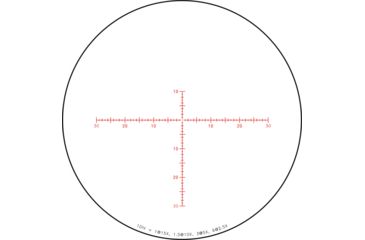 Image of Trijicon Credo HX CRHX1556 2.5-15x56mm Rifle Scope, 30 mm Tube, Second Focal Plane, Black, Red MOA Center Dot Reticle, MOA Adjustment, 2900035