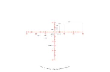 Image of Trijicon Credo HX CRHX1556 2.5-15x56mm Rifle Scope, 30 mm Tube, Second Focal Plane, Black, Red MOA Center Dot Reticle, MOA Adjustment, 2900035
