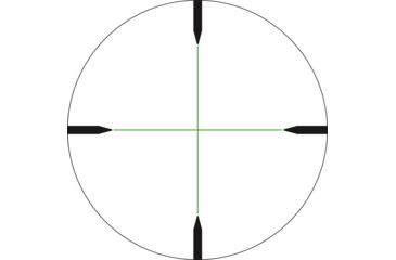 Image of Trijicon Credo CR940 3-9x40mm Rifle Scope, 1 in Tube, Second Focal Plane, Black, Green Standard Duplex Crosshair Reticle, MOA Adjustment, 2900044